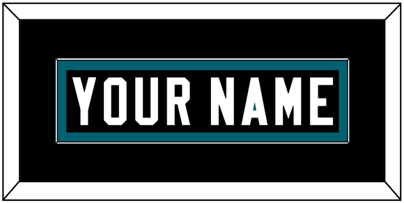 Jacksonville Nameplate - Alternate Black - Single Mat 2