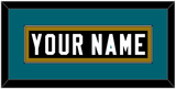 Jacksonville Nameplate - Alternate Black - Single Mat 3