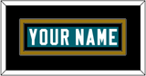 Jacksonville Nameplate - Home Teal - Double Mat 3