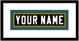 Jacksonville Nameplate - Alternate Black - Double Mat 1