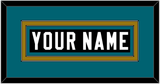 Jacksonville Nameplate - Alternate Black - Double Mat 3