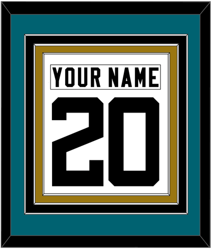 Jacksonville Nameplate & Full-Size Number - Combined