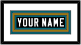 Jacksonville Nameplate - Alternate Black - Triple Mat 1