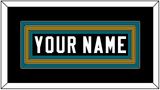 Jacksonville Nameplate - Alternate Black - Triple Mat 2