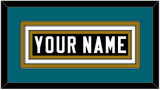 Jacksonville Nameplate - Alternate Black - Triple Mat 3