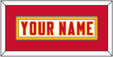 Kansas City Nameplate - Road White - Single Mat 2