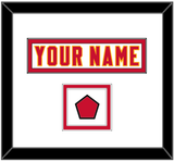 Kansas City Nameplate & Jersey Logo Patch - Road White - Double Mat 1