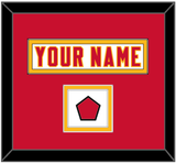 Kansas City Nameplate & Jersey Logo Patch - Road White - Double Mat 2