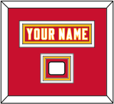 Kansas City Nameplate & Jersey Logo Patch - Home Red - Triple Mat 2