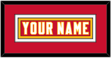 Kansas City Nameplate - Home Red - Double Mat 2