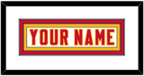 Kansas City Nameplate - Road White - Double Mat 1