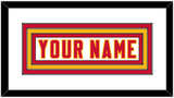 Kansas City Nameplate - Road White - Triple Mat 1