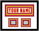 Kansas City Nameplate & 2X Super Bowl Champions Patches - Road White - Triple Mat 1