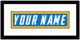 Los Angeles Nameplate - Home Powder Blue - Single Mat 1