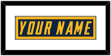 Los Angeles Nameplate - Alternate Navy Blue - Single Mat 1