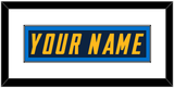 Los Angeles Nameplate - Alternate Navy Blue - Single Mat 2