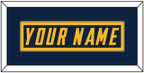 Los Angeles Nameplate - Alternate Navy Blue - Single Mat 3