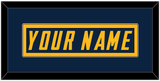 Los Angeles Nameplate - Alternate Navy Blue - Single Mat 3