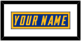 Los Angeles Nameplate - Alternate Royal Blue (2020-2023) - Single Mat 1