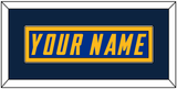 Los Angeles Nameplate - Alternate Royal Blue (2020-2023) - Single Mat 3