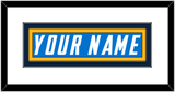 Los Angeles Nameplate - Home Powder Blue - Double Mat 2