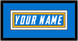 Los Angeles Nameplate - Home Powder Blue - Double Mat 3