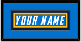 Los Angeles Nameplate - Home Powder Blue - Double Mat 4