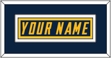 Los Angeles Nameplate - Alternate Navy Blue - Double Mat 3