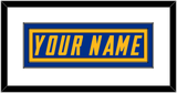 Los Angeles Nameplate - Alternate Royal Blue (2020-2023) - Double Mat 1