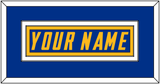 Los Angeles Nameplate - Alternate Royal Blue (2020-2023) - Double Mat 2