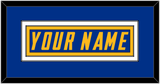 Los Angeles Nameplate - Alternate Royal Blue (2020-2023) - Double Mat 2