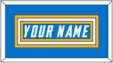 Los Angeles Nameplate - Home Powder Blue - Triple Mat 2
