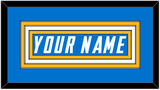 Los Angeles Nameplate - Home Powder Blue - Triple Mat 2