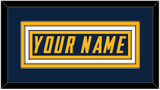 Los Angeles Nameplate - Alternate Navy Blue - Triple Mat 2