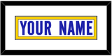Los Angeles Nameplate - Road White - Single Mat 1