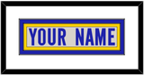 Los Angeles Nameplate - Alternate Bone - Double Mat 1