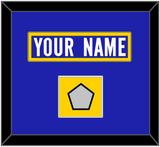 Los Angeles Nameplate & Super Bowl LVI Jersey Patch - Home Blue - Single Mat 2