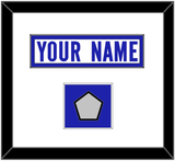 Los Angeles Nameplate & Super Bowl LVI Jersey Patch - Road White - Single Mat 1