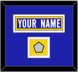 Los Angeles Nameplate & Super Bowl LVI Champions Patch - Home Blue - Double Mat 2