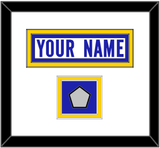 Los Angeles Nameplate & Super Bowl LVI Champions Patch - Road White - Double Mat 2