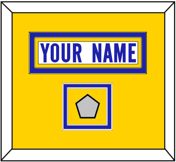 Los Angeles Nameplate & Super Bowl LVI Jersey Patch - Road White - Double Mat 4