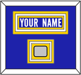 Los Angeles Nameplate & Super Bowl LVI Champions Patch - Home Blue - Triple Mat 2