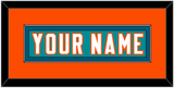 Miami Nameplate - Aqua Jersey - Single Mat 4