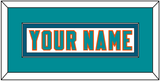 Miami Nameplate - White Jersey - Single Mat 4