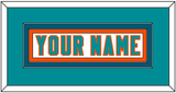 Miami Nameplate - White Jersey - Double Mat 3