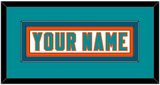 Miami Nameplate - White Jersey - Double Mat 3