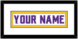 Minnesota Nameplate - Road White - Single Mat 1