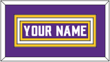 Minnesota Nameplate - Home Purple - Triple Mat 1