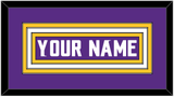 Minnesota Nameplate - Home Purple - Triple Mat 1