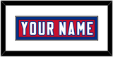 New England Nameplate - Alternate Red - Single Mat 1